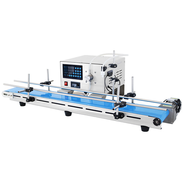 ZONESUN ZS-MPYT250C Automatic Magnetic Pump Liquid Filling Machine With Conveyor - 110V - 220V