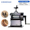 ZONESUN 8116 Leather Paring Machine Skiver  Peel Tools Vegetable Tanned Splitter