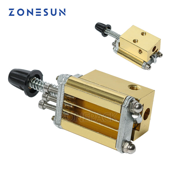 ZONEPACK Mould Holder of Ribbon Printer DY8 HP241 Coding Device Heat Head of Stamping Printer Heat Block Printer Letter Die Cave