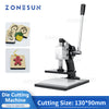 ZONESUN 0.8T Leather Die Cutting Machine Handmade Earring Die Cuts Pressing Machine