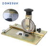 ZONESUN Manual Metal Stamping Marking Machine Deboss Embossing Machine