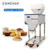 ZONEPACK 3000g Food Racking Machine Granular Powder Materials Weighing Packing Machine Filling Machine For Seeds Coffee Bean