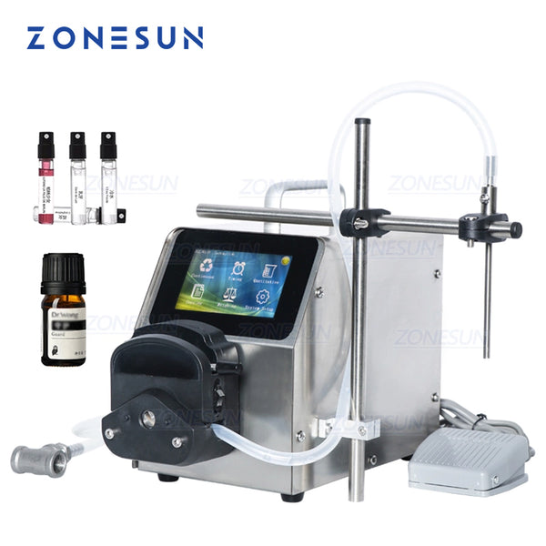 ZONESUN ZS-YTPP6001 Small scale Filler 0.01-9999ml blink eye drops Essential Oil Juice Liquid Filling Machine Peristaltic Pump - without scale