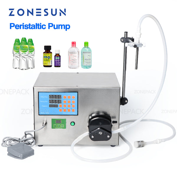 ZONEPACK ZS-YT80 Semi Automatic Small Perfume Oil Bottles Liquid Filling Machinery For Olive Oil Water