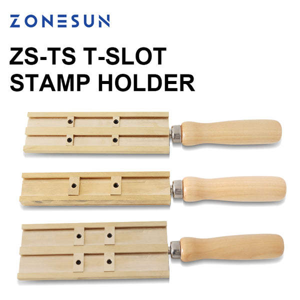 ZONESUN Hot Stamping Machine T Slot Letter Mold Holder ZS-TS