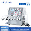 ZONEPACK ZS-DPYT12P 12 Heads 50-4000ml Semi Automatic Diaphragm Pump Juice Liquid Bottle Water Filling Machine