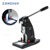 ZONEPACK Manual Leather Punching Machine Hand Pressing Machine For Round Hole Puncher Leather Edge Punching Chisel Stitching Tool