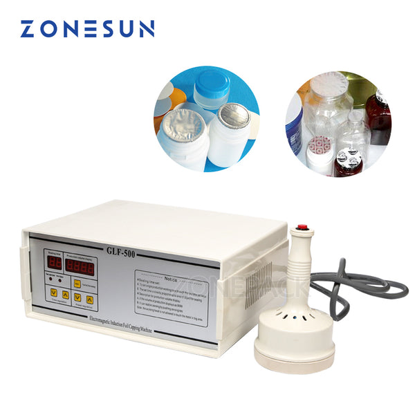 ZONESUN GLF-500 Portable and Continuous Induction Sealer Hand Held Sealing Machine 20-100mm