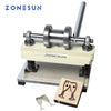 ZONEPACK Manual Leather Die Cutting Machine Handmade Earring Die Cuts Pressing Machine For Punching Clicker Die Steel Rule Die