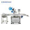 ZONEPACK ZS-T832 Automatic Sticker Adhesive Plane Bag Tag Food Paper Book Large Plastic Film Flat Packing Labeling Machine