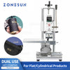 ZONESUN Automatic Running Function Round Shape Product Hot Foil Stamping Machine ZS-90GT