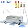 ZONEPACK ZS-GP262W Filling and Weighing Machine Gear Pump Engine Oil Double Heads Vial Bottle Filler