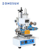 ZONESUN ZS-819H-2 Automatic Cosmetics Gift Box Plastic Brand Logo Embossing Stamping Machine Heat Press For Leather