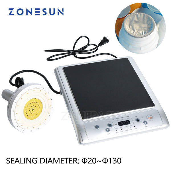 ZONESUN GLF-500L Micro Electromagnetic Induction Aluminum Foil Sealing Machine