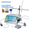 ZONESUN 0.5-650ml Peristaltic Pump Bottle Water Liquid Filling Machine