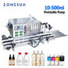 ZONESUN Automatic Desktop CNC Peristaltic Pump Liquid Filling Machine Conveyor Perfume Water Filler