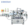 ZONESUN ZS-TB300Z Dual Use Automatic Bottle Labeling Machine Round and Square Bottle Sticker Double Sides Label Applicator