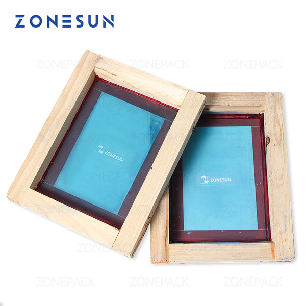 ZONEPACK Custom Printing Wood Frame Silk Print Polyester Mesh High Precision Circuit Boards For Metal Cloth Grass T-shit Printing