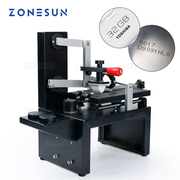 ZONEPACK  Desktop Manual Pad Printer,handle pad printing machine,ink printer,move ink printing machine