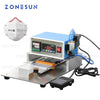 ZONEPACK N95 Mask Nose Bridge Line Bonding Machine Semi-automatic Hot Melt Aluminum Strip Welding Machine Mask Making Machine