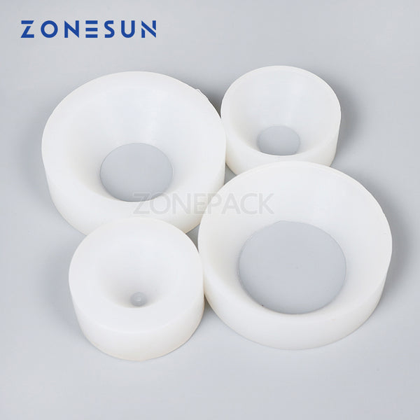 ZONEPACK Cap Screwing Chuck, Bottle Cap Adoptor of Capping Machine, Silicone Capping Chuck,10-50mm, Anti-wear