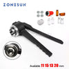 ZONESUN Vial Crimper Manual Hand Crimper for Use 15mm Crimp Seals Crimper Capper