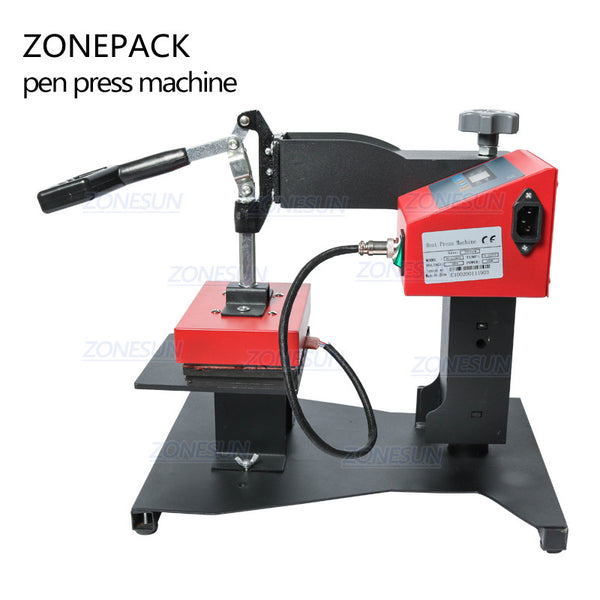 ZONEPACK Pen Heat Printing Machine Hot Transfer Printing Machine Press Machine For Plastic Ball Point Pen Logo Pressing Machine