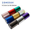 ZONEPACK 8cm Rolls Hot Foil Stamping Paper Heat Transfer Anodized Gilded Paper for Leather PU Wallet Hot foil stamping