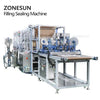 ZONESUN ZS-FHMS1GF Fully Automatic High Peed Hand And Foot Mask Filling Sealing Machine