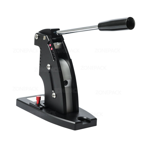 ZONEPACK Manual Leather Punching Machine Hand Pressing Machine For Round Hole Puncher Leather Edge Punching Chisel Stitching Tool