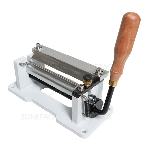 ZONESUN Manual Leather Skiver Machine Strap Splitter Handle Leather Peeling Tools