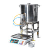 ZONEPACK Semi Automatic Paste Filling Machines Pneumatic Can Honey Cooking Oil Beverage Small Bottle Weighing Filling Machine