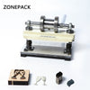 ZONEPACK Manual Leather Die Cutting Machine Handmade Earring Die Cuts Pressing Machine For Punching Clicker Die Steel Rule Die