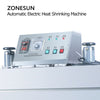 ZONEPACK Automatic Heat Shrinking Machine Electric PVC PP Film Wine Bottle Sauce Cruet Label Sticker Packing Machine