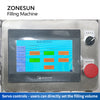 ZONESUN Automatic pneumatic Viscous Paste  Liquid Filling Machine Six Head Servo Motor  ZS-YT6T-6PX