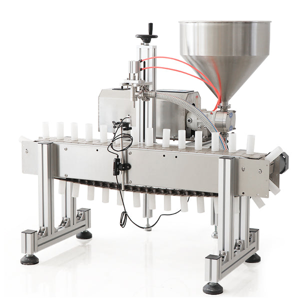 ZONESUN ZS-DTGT900CZ Automatic Rotor Pump Paste Filling Machine - 220V