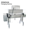 ZONESUN ZS-SX405 Automatic Bottleneck Cover Label Heat Shrinking Packaging Machine PP PVC Film Shrink Sleeve Labeling Machine