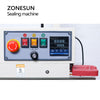 ZONESUN ZS-FR1100 Vertical Continuous Band Food Pouch Plastic Bag Heat Packing Sealing Machine