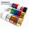 ZONESUN Hot foil Stamping Paper Heat Transfer Foil Roll