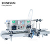 ZONESUN Automatic Liquid Filling Machine 2 Heads Peristaltic Pump Bottle Filler Perfume Essential Oil Milk Beverage Packaging