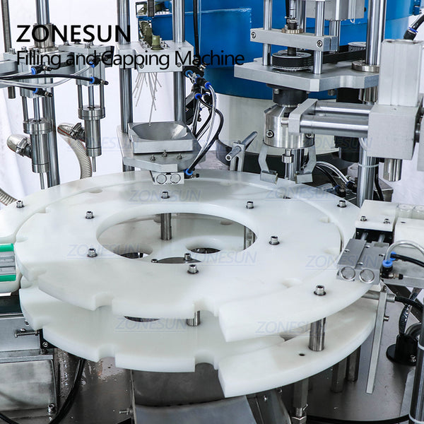 ZONESUN Desktop Hand Sanitizer filling machine Shampoo Disinfect Ethanol alcohol Spray Bottle Automatic Filing Capping Machine