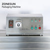 ZONESUN ZS-SX405 Automatic Bottleneck Cover Label Heat Shrinking Packaging Machine PP PVC Film Shrink Sleeve Labeling Machine