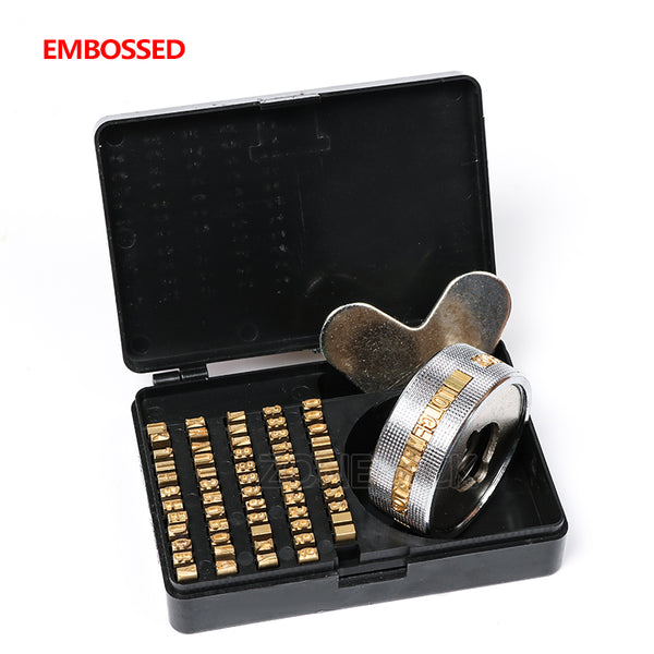 ZONEPACK Heat Stamping Alphabet Set Heat Press Machine FR900 FR770 Alphabet Set Date Coding Machine Letter Numbers Brass Number for FR770