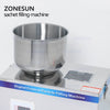 ZONEPACK Powder Filling Machine Automatic Intelligent Particle Weighing Grain Medicine Seed Fruit Salt Packing Filler 1-100g