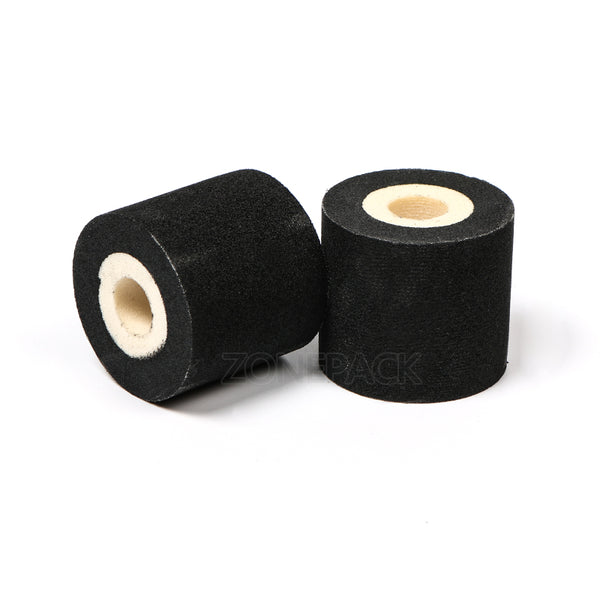 ZONEPACK Free Shipping Energy Saving Black Hot Printing Ink Roll for MY-380F, Good Quality Hot Ink Roll, Black Hot Print Rolls 12 Roll