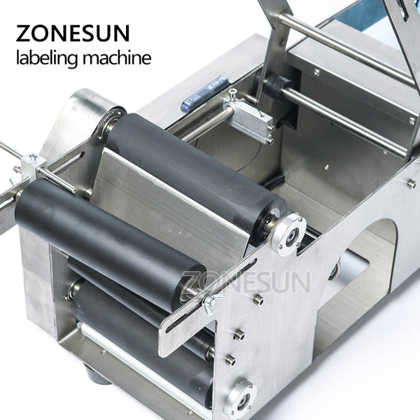 ZONESUN MT50 Semi-automatic Round Bottle Labeling Machine