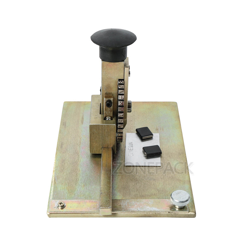  Metal Stainless Steel Stamping Code Dog tag Coder Manual  Stamping Machine Stamping Code Printing Stainless Steel Embossed tag :  Arts, Crafts & Sewing