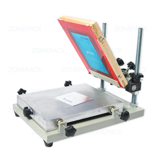 ZONEPACK High Precision Stencil Printer Silk Screen Printer SMT Solder Paste Silk Screen Printing Machine For Metal Plastic Wood