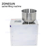 ZONEPACK Powder Filling Machine Automatic Intelligent Particle Weighing Grain Medicine Seed Fruit Salt Packing Filler 1-100g