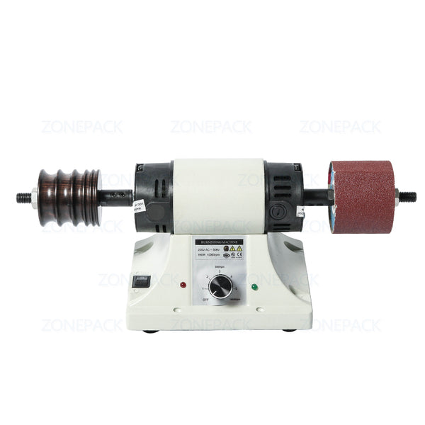 ZONEPACK Vegetable Tanned Leather Burnishing Machine Mini Desktop Leather Edge Grinding Machine Polishing Tool Side Polisher